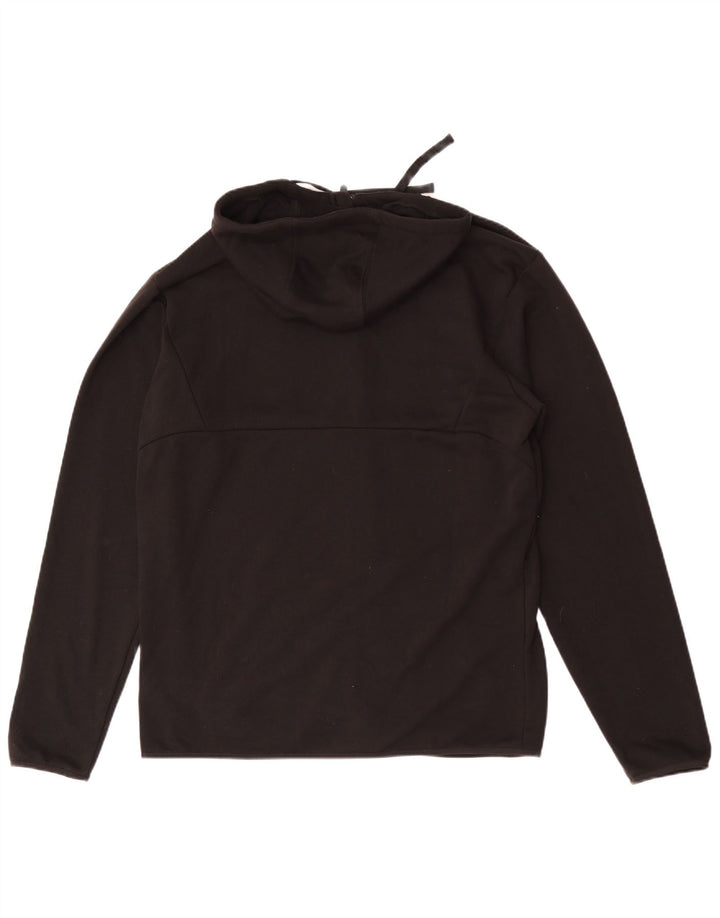 Puma Pull à capuche zippé pour homme Grand coton noir