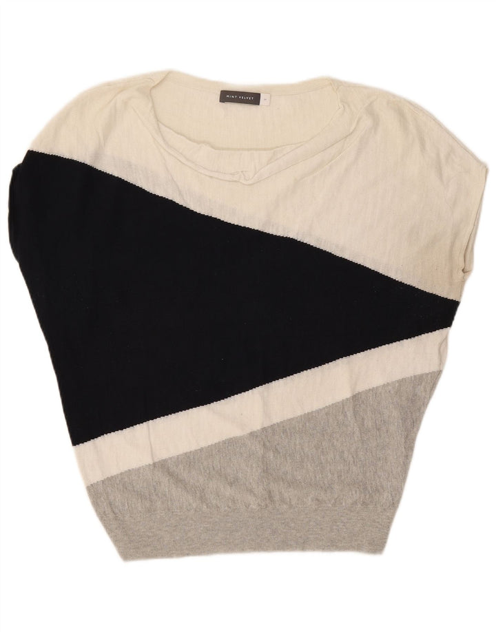 MINT VELVET Débardeur pour femme UK 14 Medium Multicolore Colourblock