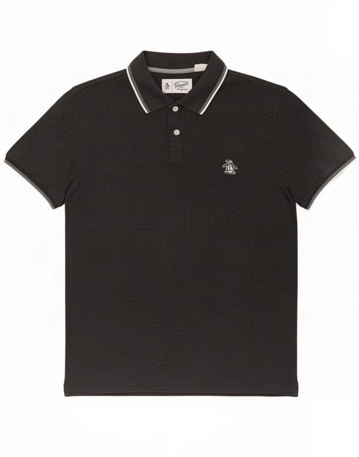 Penguin Polo Homme Gris Moyen Coton