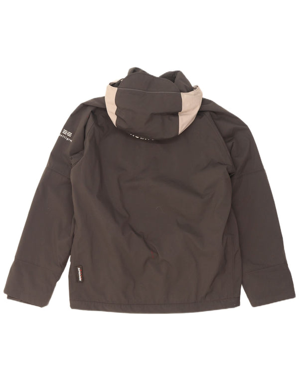 Murphy & Nye Veste coupe-vent graphique coupe ample pour homme UK 36 Small Noir