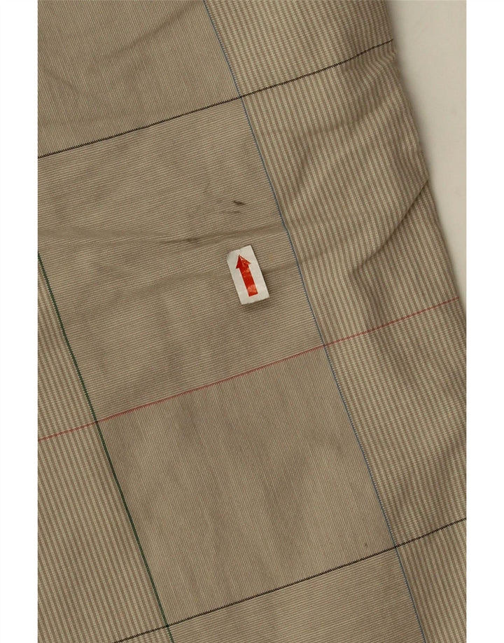 Converse Short Chino Homme Petit W28 Beige à Carreaux Coton