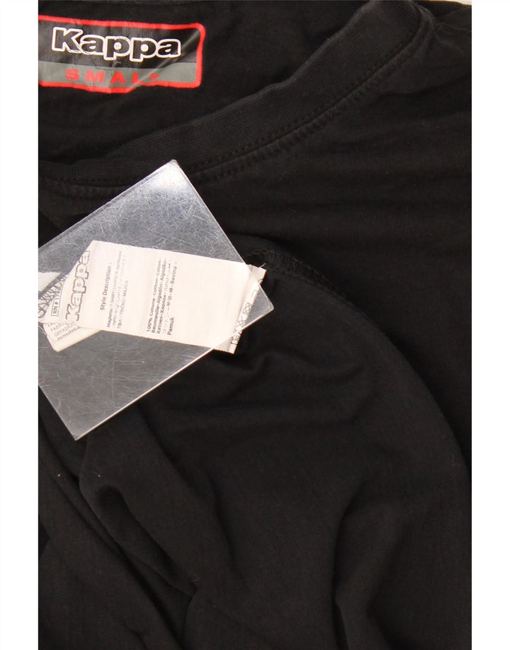 Kappa T-Shirt Graphique Homme Petit Noir Coton