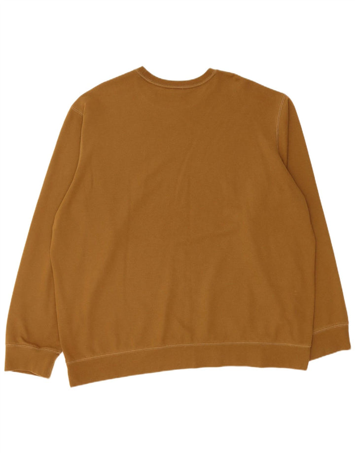 EDDIE BAUER Sweat-Shirt Homme XL Marron Coton