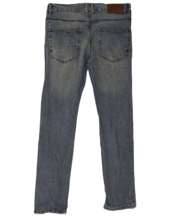 French Connection Jean Slim Homme W32 L32 Bleu Coton