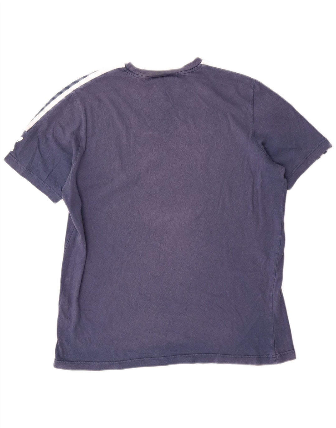 Adidas T-Shirt Graphique Homme Bleu Moyen Coton