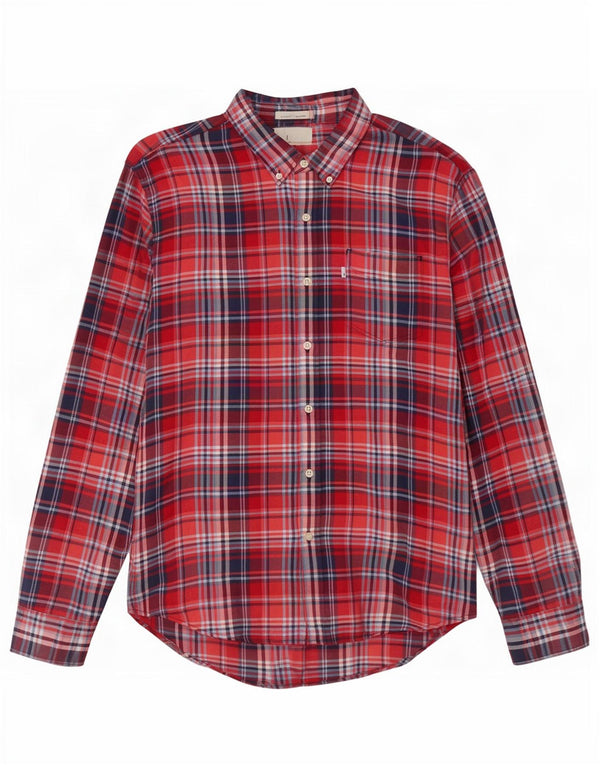 Levi's Chemise Slim Fit Flannel XL Homme Rouge Plaid Coton