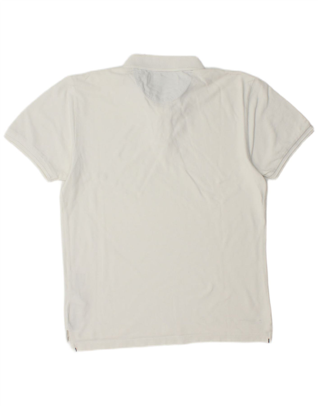 LEVI'S Mens Coupe Standard Standard Fit Polo Shirt Medium White Cotton