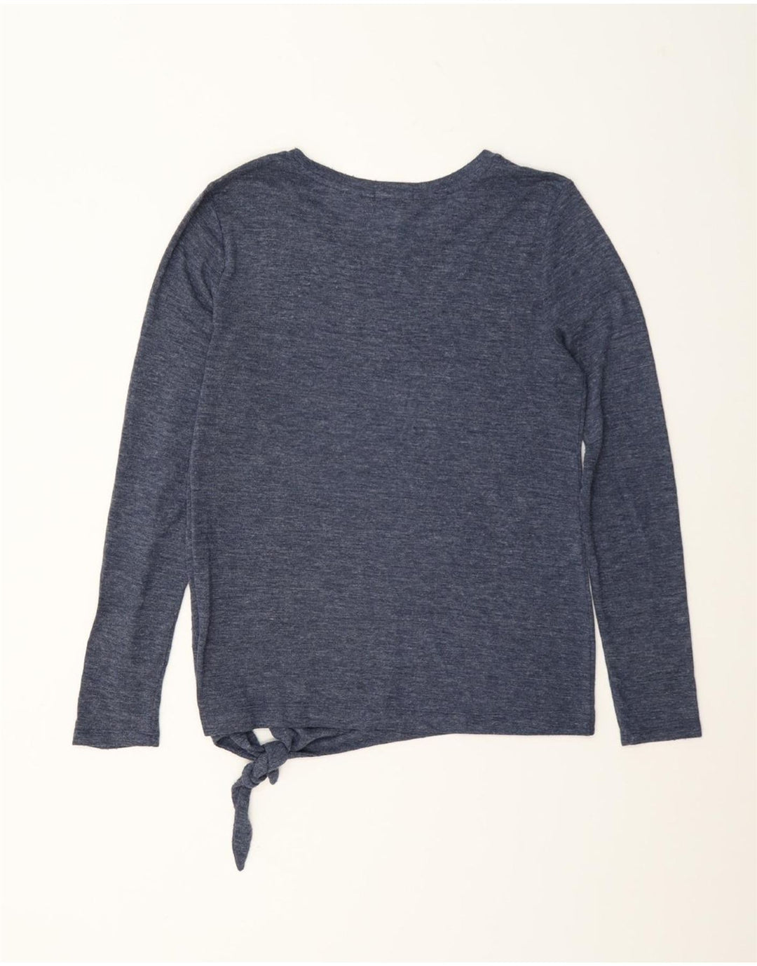 Gap Haut Oversize Femme Manches Longues UK 10 Petit Bleu Marine Polyester