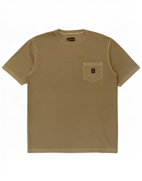 Refrigiwear Mens T-Shirt Top Large Green Cotton