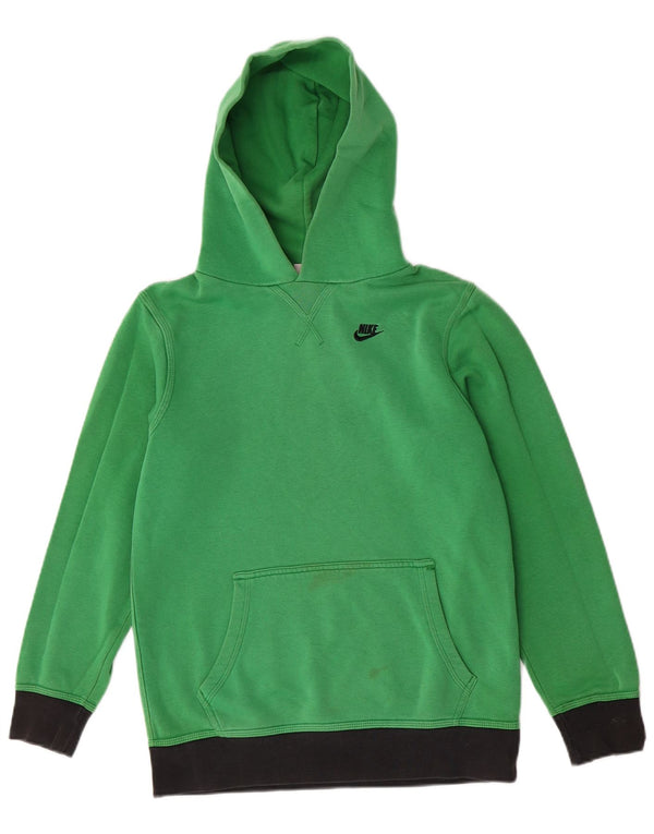 Nike Pull à capuche pour garçon 12-13 ans Grand Vert Coton