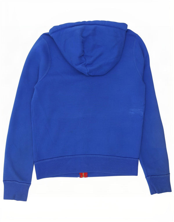Hollister Pull à Capuche Graphic Zip Homme Bleu Moyen Coton