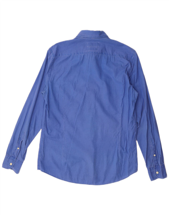 Massimo Dutti Chemise Homme Bleu Moyen