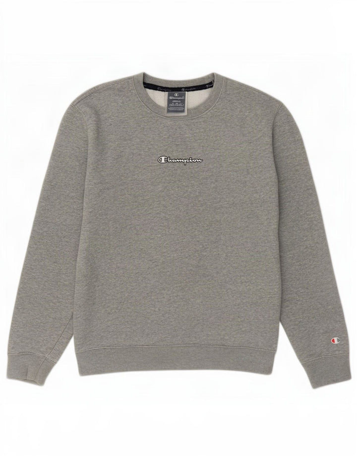 Champion Sweat-Shirt Homme Petit Gris Moucheté Coton