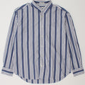Gant Chemise coupe décontractée pour homme Taille 39/40 Coton rayé bleu moyen
