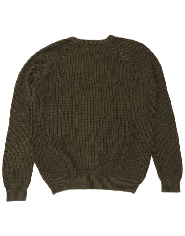Refrigiwear Pull à col rond pour homme 2XL en coton kaki