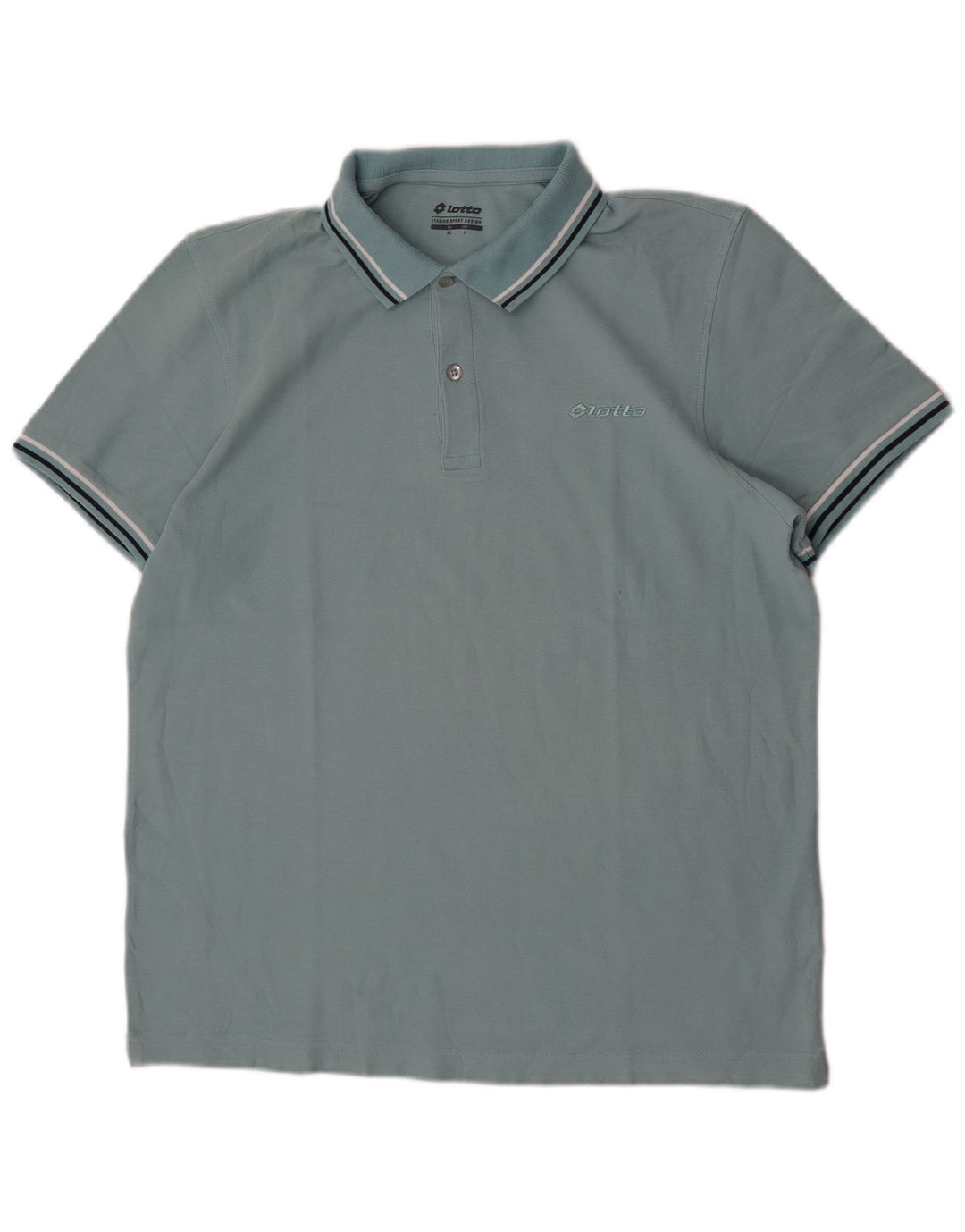 Lotto Polo Homme Grand Bleu Coton