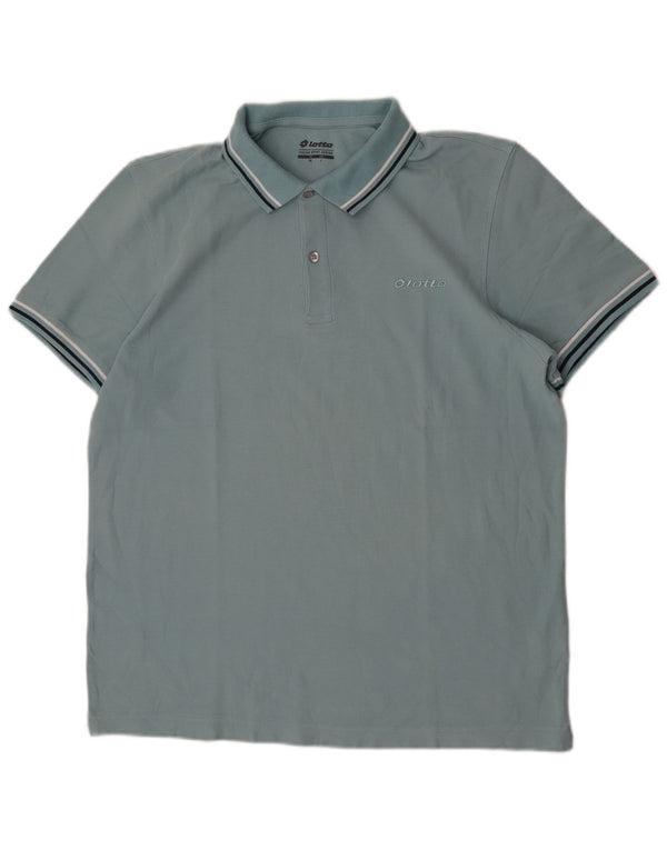 Lotto Polo Homme Grand Bleu Coton