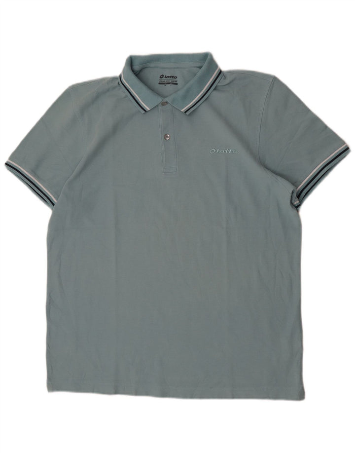Lotto Polo Homme Grand Bleu Coton