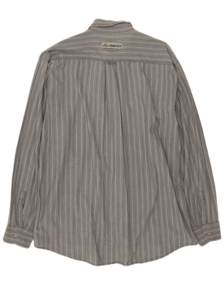 LEVI'S Chemise Homme XL Gris Rayure