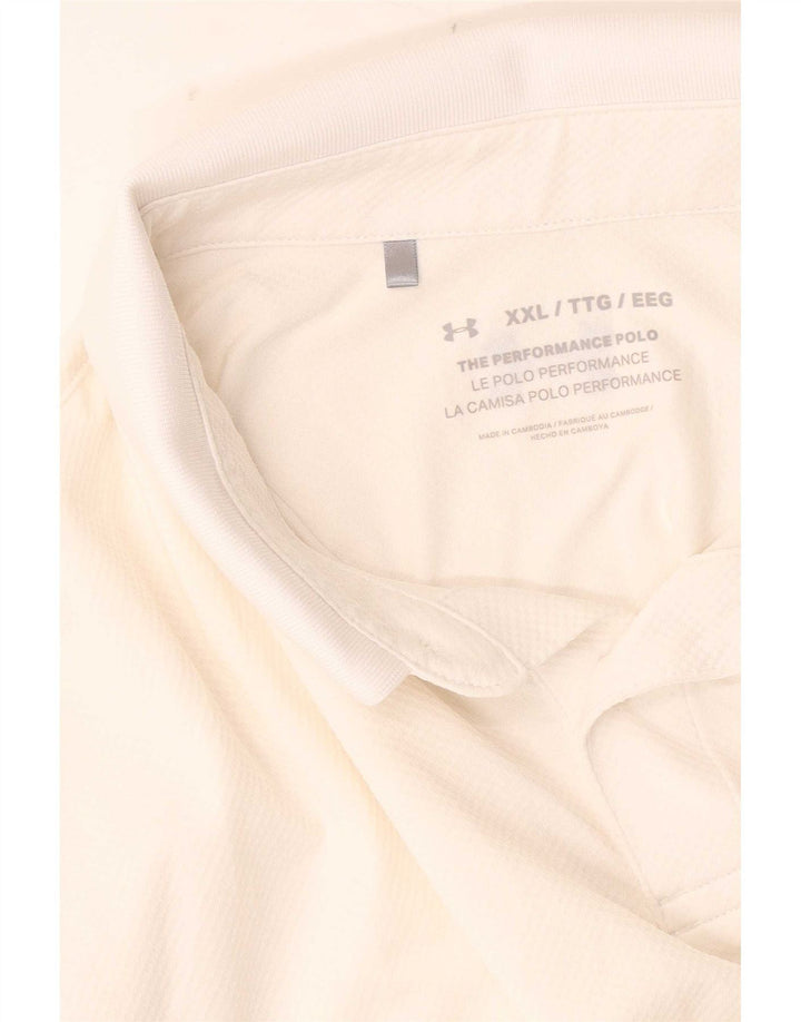Under Armour Polo Homme 2XL Blanc