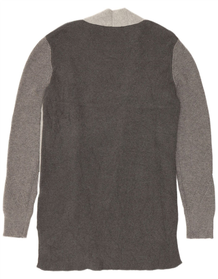 Marks & Spencer Pull cardigan long pour femme UK 10 Small Gris