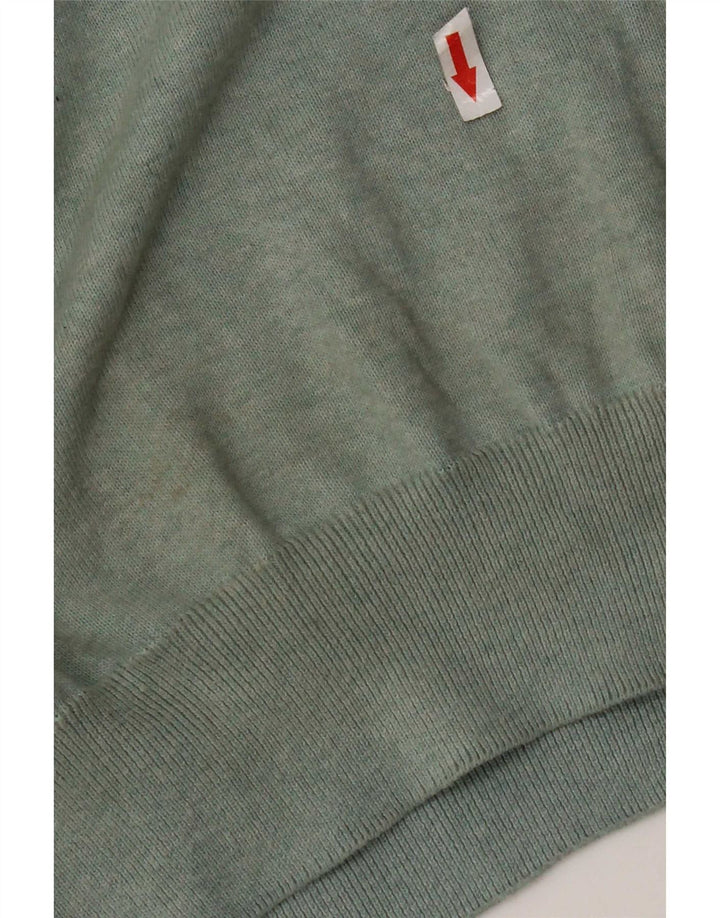 Marks & Spencer Pull Col Bateau Homme Vert Moyen Coton
