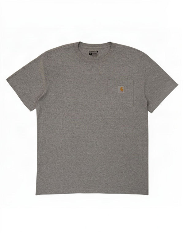 Carhartt T-Shirt Coupe Relax Homme Gris Moyen Coton