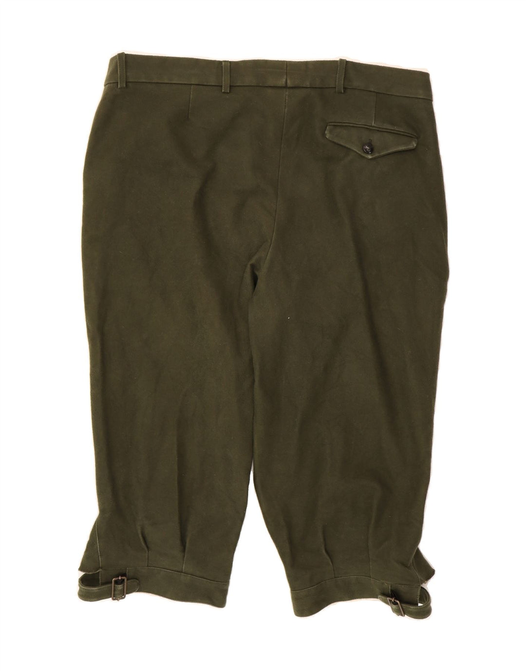 BARBOUR Mens Riding Straight Capri Trousers W40 L20 Green Cotton Vintage Barbour and Second-Hand Barbour from Messina Hembry 