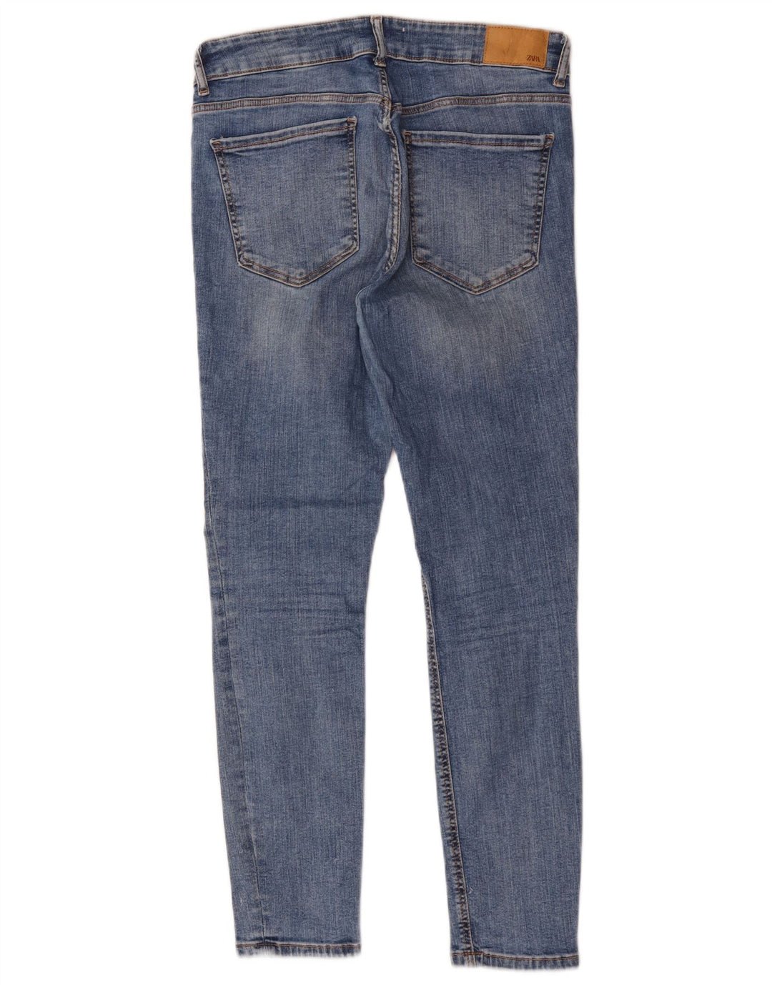 Zara Jean skinny pour femme EU 40 Medium W30 L27 Bleu