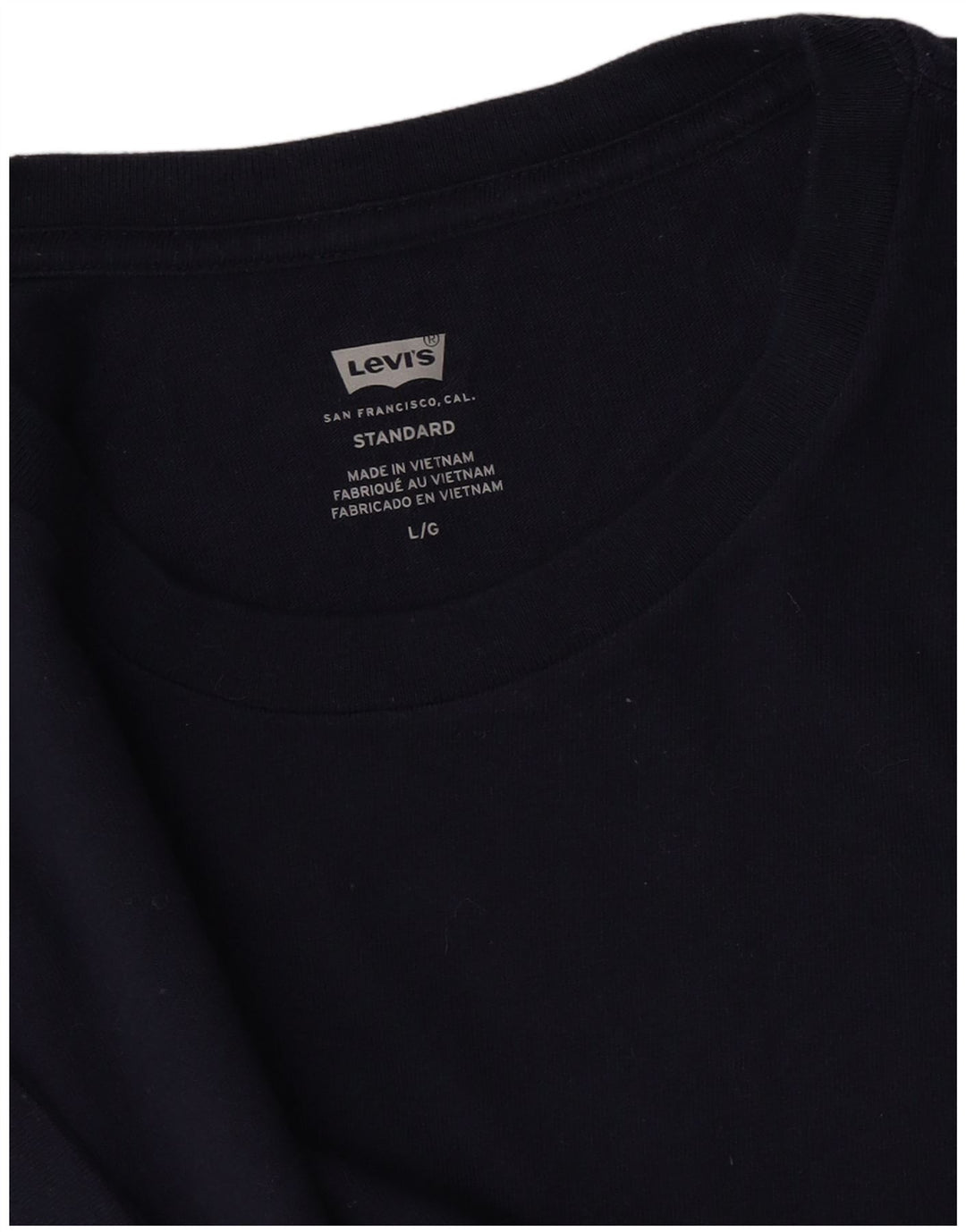 LEVI'S T-Shirt Standard Homme Bleu Marine Large