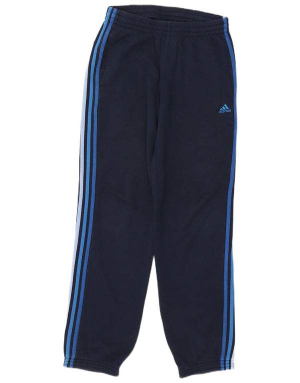 Adidas Pantalon de survêtement pour homme en coton bleu marine Taille S
