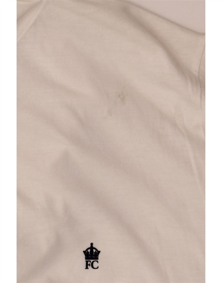 French Connection Polo Homme Large Blanc Cassé Coton