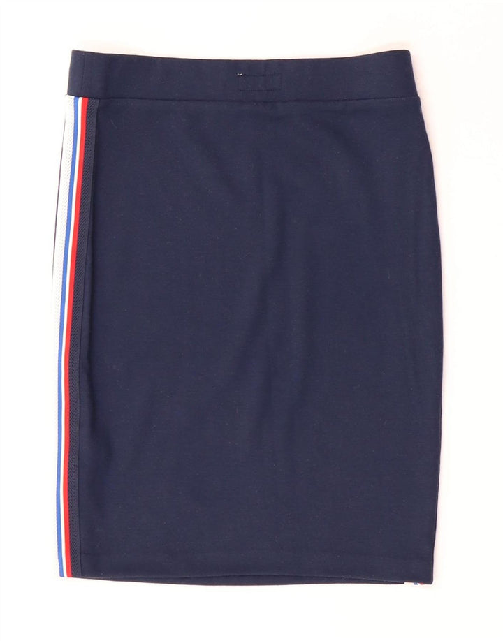 Tommy Hilfiger Jupe crayon femme Small W26 bleu marine rayé polyester