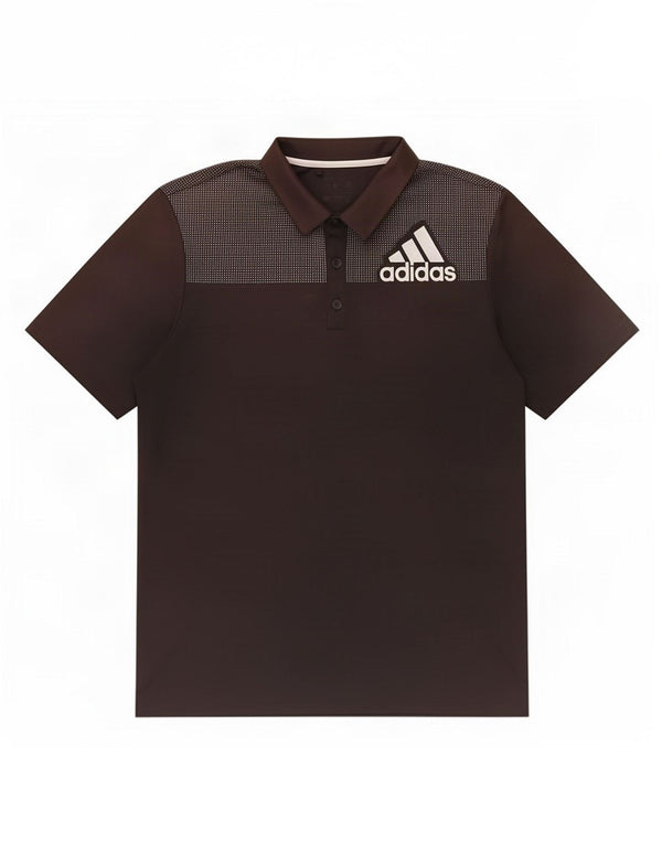 Adidas Polo Homme Noir Moyen Polyester Colorblock