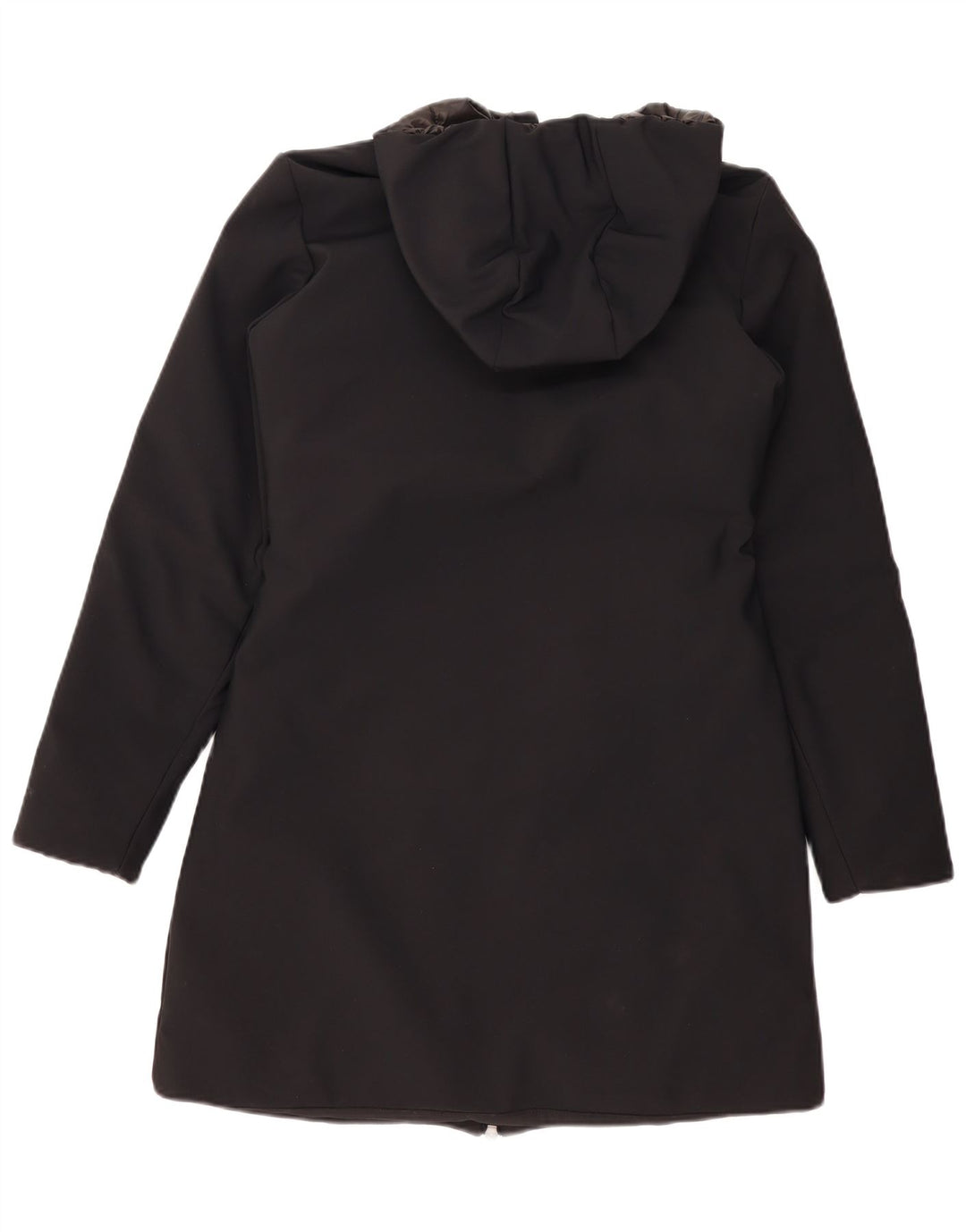 BRUGI Femme Manteau Rembourré À Capuche IT 42 Moyen Noir Polyamide