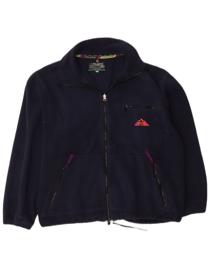 Aesse Veste Polaire Homme UK 40 Large Bleu Marine Polyester