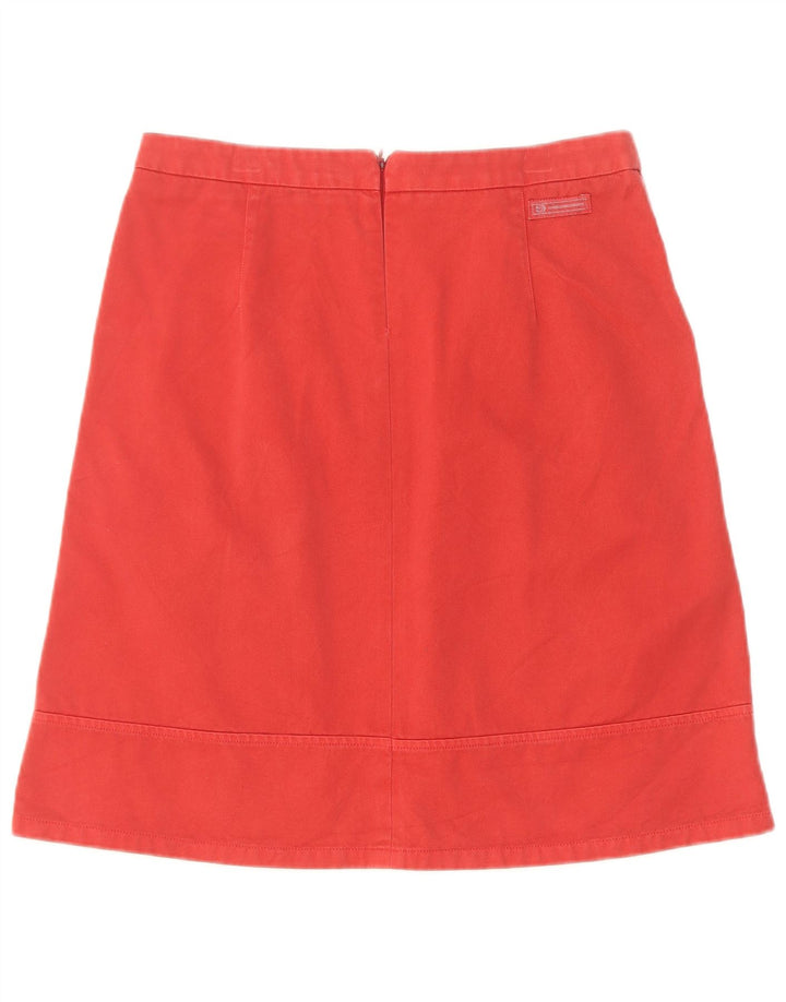 Sergio Tacchini Jupe trapèze pour femme IT 42 Medium W30 Rouge Coton
