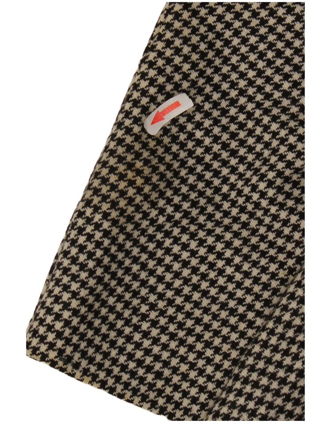Marks & Spencer Veste blazer longue pour homme UK 40 pied-de-poule noir moyen