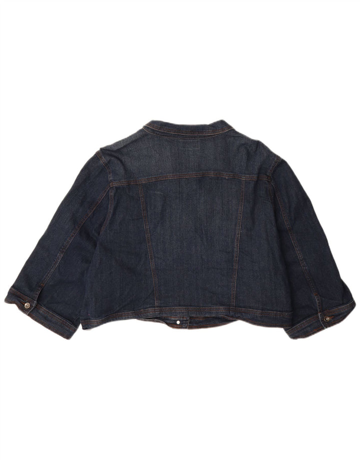Autograph Veste en Jean Femme UK 18 XL Bleu Marine Coton
