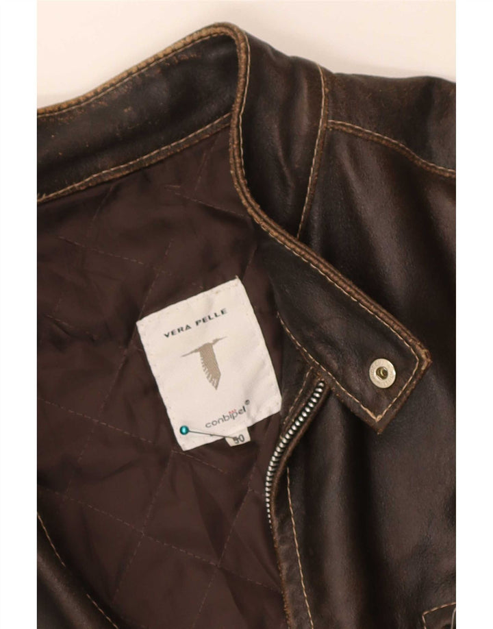 Conbipel Veste en Cuir Homme IT 50 Large Marron