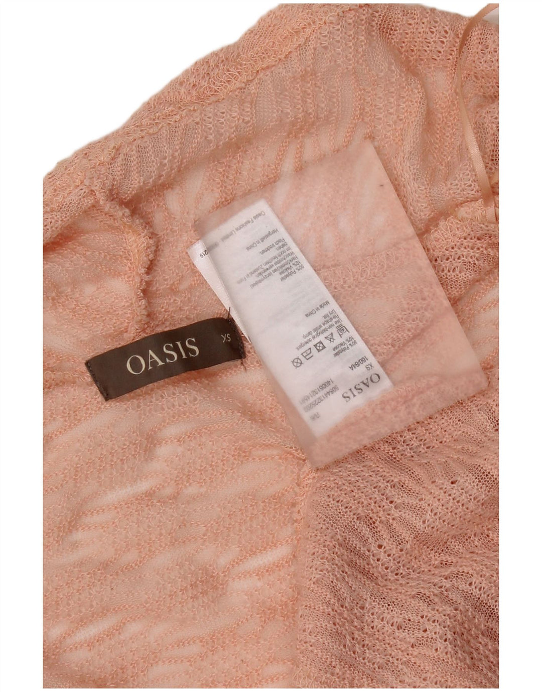 Oasis Cardigan ouvert surdimensionné pour femme UK 6 XS Rose Polyester