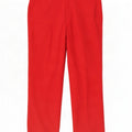 Kartel Pantalon de Costume Droit Homme W38 L33 Rouge Polyester