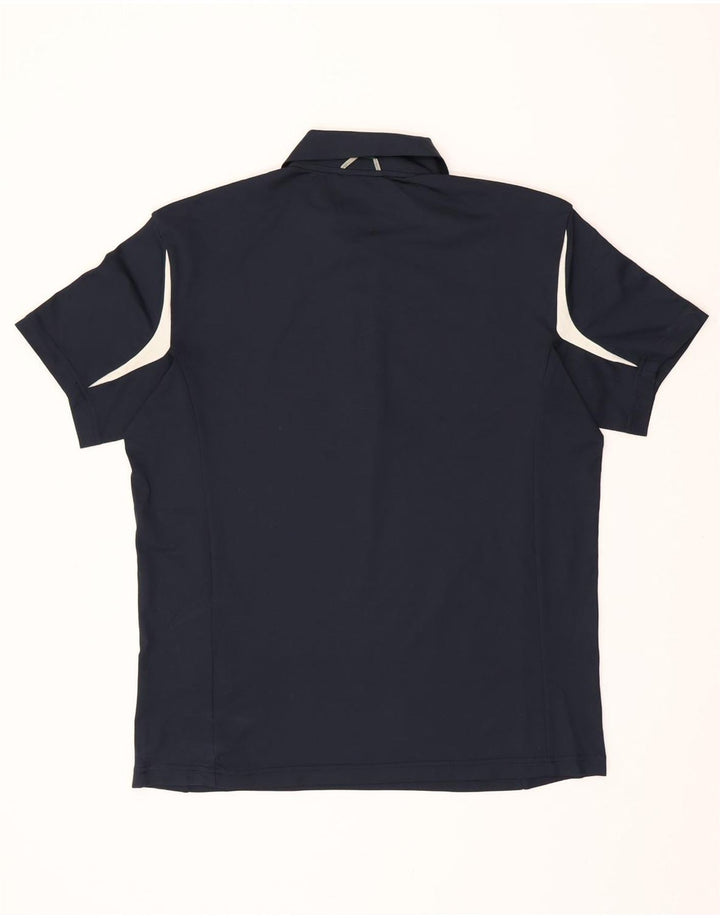 CHERVO Polo Homme IT 54 XL Bleu Marine Colorblock Nylon