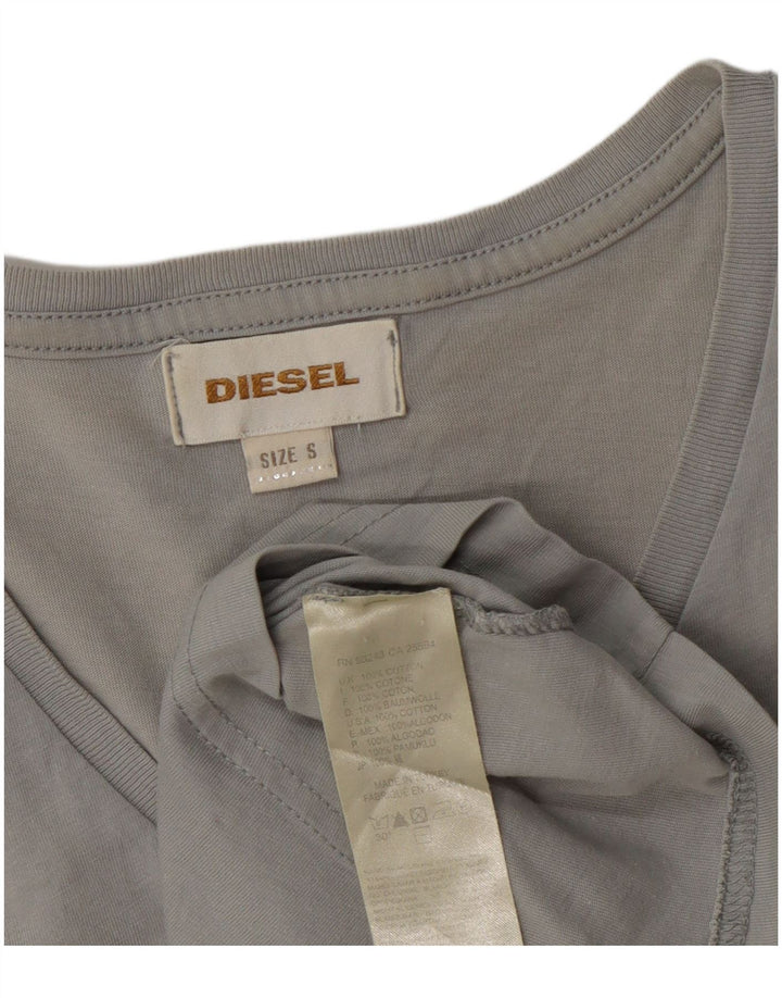 Diesel T-Shirt Homme Petit Gris Coton