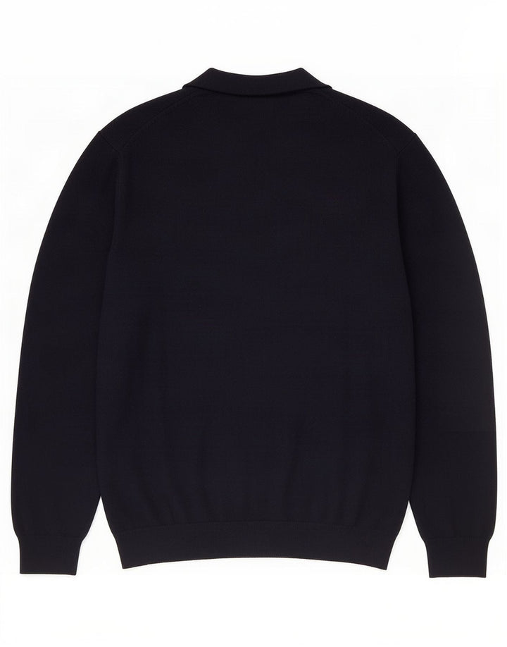 Zara Pull col V pour homme Petit Bleu marine