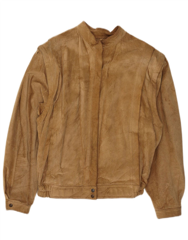 Skinni Veste en daim pour femme IT 48 XL Beige