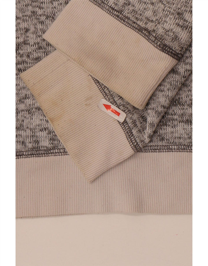Dkny Pull à capuche pour homme en polyester moucheté gris moyen