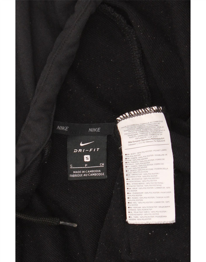 Nike Hommes Dri Fit Graphic Zip Sweat à capuche Petit Noir Polyester