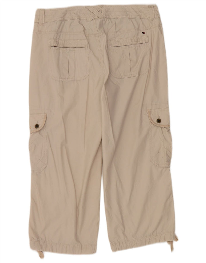 Tommy Hilfiger Pantalon cargo cargo pour femme US 8 Medium W32 L22 Coton beige