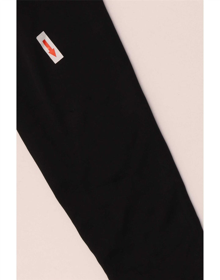 Nike Hommes Zip Neck Graphic Survêtement Top XS Noir Polyester
